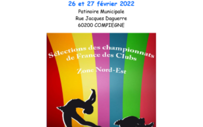 Sélections des championnats de France des Clubs – 26 & 27 février 2022