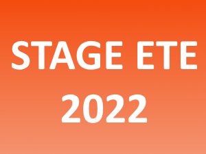 STAGE ETE 2022 – informations générales