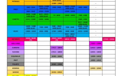Planning Vacances Toussaint 2025