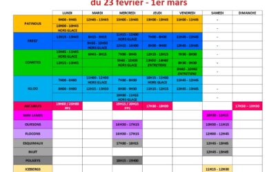 Planning Vacances Hiver 2026